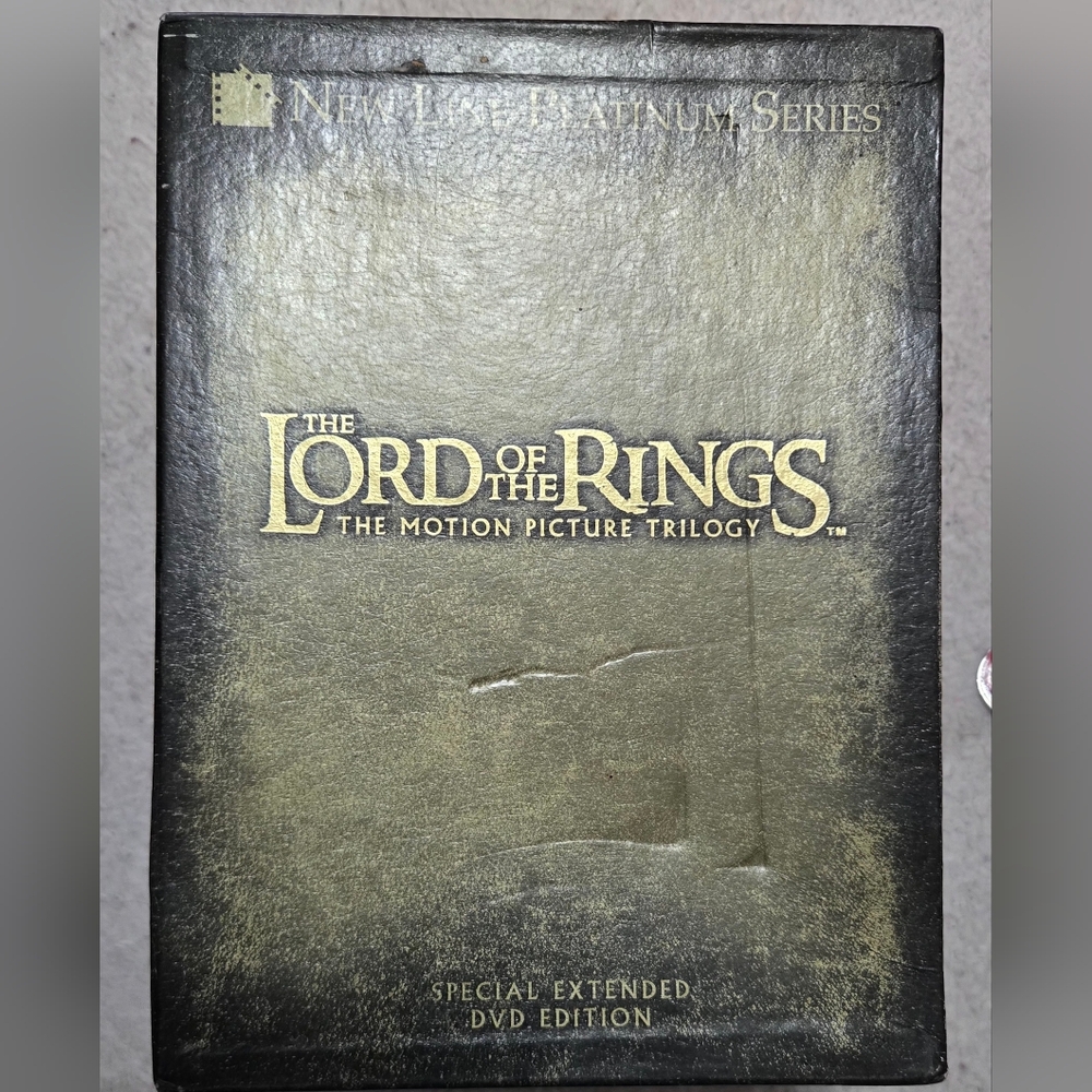 Lord Of The Rings Platinum Series DVDs